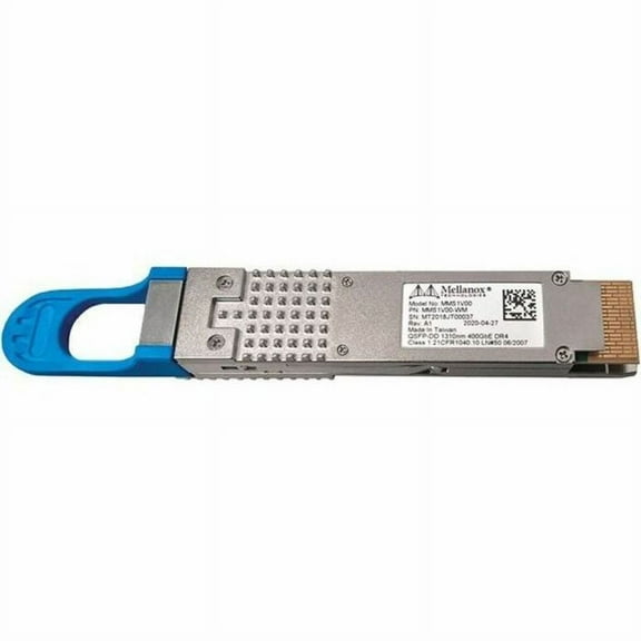 Mellanox 400GbE QSFP-DD DR4 1310nm Optical Transceiver - For Data Networking, Optical Network - 1 x MPO 400GBase-DR4 Network - Optical Fiber - Single-mode - 400 Gigabit Ethernet - 400GBase-DR4 - 40...
