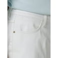 thumbnail image 4 of Wrangler Womens Denim Bermuda Shorts White 0, 4 of 6