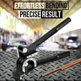 thumbnail image 3 of Manual Aluminum Tube Bender 1/4" 5/16" 3/8" 180-Degree Ergonomic Tool for HVAC & Metal Conduit Tasks, 3 of 12