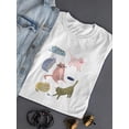 thumbnail image 3 of Cat Squad Ii. T-Shirt Women -June Erica Vess Designs, Female x-Large, 3 of 4