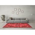 thumbnail image 3 of Ahgly Company Indoor Rectangle Medallion Red Traditional Area Rugs, 4' x 6', 3 of 4