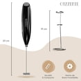 thumbnail image 3 of Cazzenie Espumador de Leche Eléctrico Premium. Batidor de Mano portatil para Café, Cocteles y Bebidas. Batidor de Huevo. Cazzenie Espumador de Leche o Café, 3 of 6