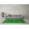 thumbnail image 3 of Ahgly Company Indoor Rectangle Abstract Green Modern Area Rugs, 2' x 4', 3 of 4