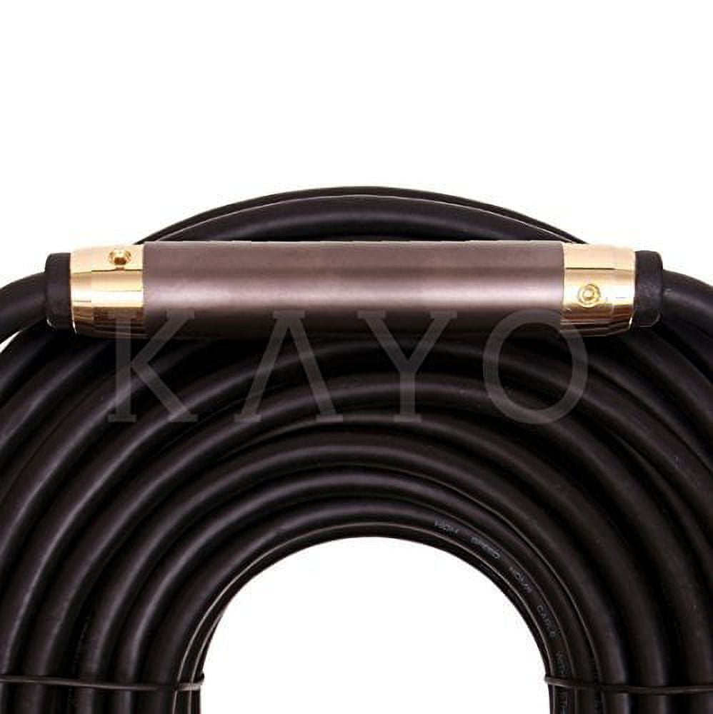 HDMI Cable,KAYO High Speed HDMI1.4/2.0 Super HD 4K 2160p Cable w/Signal Booster+Bonus CABLE TIE+USB Charger,Supports-4K 2160p/1080p HD,3D,Ethernet & Audio Return,PS3/PS4,Xbox360 (75FT -1PK)