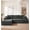 Button-Tufted Design Grey, variant on Hobestluk 96" Modular Sectional Sofa Cloud Sofa with Oversized Chaise L Shaped Couch Boneless Sectional Couch Memory Foam Couch for Living Room Apartment (Corduroy Grey, 96" Right Facing Chaise)