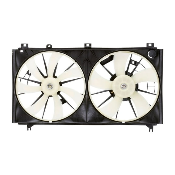 TYC 622060 Radiator & Condenser Cooling Fan Assembly Warranty for LEXUS IS350 Fits 2016 Jeep Wrangler