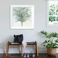 thumbnail image 3 of Art.com Tree Teal I Art Print by Allison Pearce, White Frame Wall Art, 38" x 38", 3 of 5