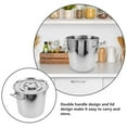 thumbnail image 3 of RUNROTOO Metal Cooking Pot For Stewing Soup In Silver 1Set, 3 of 8