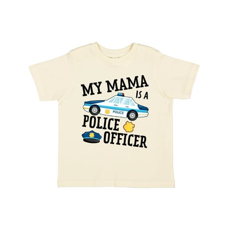 

Inktastic My Mama is a Police Officer Gift Toddler Boy or Toddler Girl T-Shirt