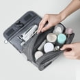thumbnail image 3 of Neceser para hombres, organizador de artículos de tocador de viaje, resistente al agua, bolsa de afeitar para accesorios de artículos de tocador (gris), 3 of 5