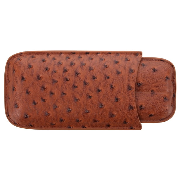 Estuche para cigarros portátil Estuche de cuero de cedro importado Estuche para cigarros Estuche para transporte de cigarros