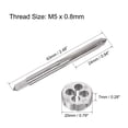thumbnail image 2 of Unique Bargains M5 x 0.8mm Robinet Métrique et Ensemble de Matrice Filetage de Machine avec Matrice Ronde, 2 of 6