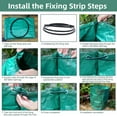 thumbnail image 4 of Samhe 2 Packs 132 Gallons Leaf Bags, Reusable Yard Waste Bags Heavy Duty Camping Yard Recycling Trash Bags, 4 of 9