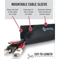 thumbnail image 2 of Funda para cables VELCRO Marca VEL-30797-USA, montable 30 cm, negra, paquete de 2, 2 of 9