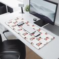 thumbnail image 2 of Long Mouse Pads for Desk,White Cow Scarf Pattern Desk Mats on Top Of Desks, Desk Mouse Pad Extra Large with 3mm Non-Slip Base and Stitched Edge for Gaming,Office,Work,Home 31.5"x11.8", 2 of 6
