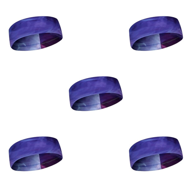 Greeniant Bandas para la cabeza para el sudor Banda para el sudor deportiva absorbente Ciclismo sin costuras Yoga Tipo 2 Tipo 2 5piezas Greeniant CBP255570