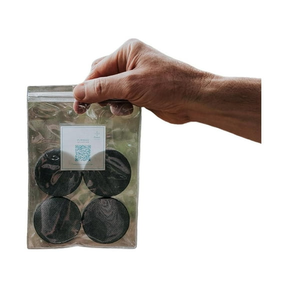 Puribag Activated Carbon Replacement Filter for Water Filtration (4 pack)