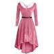 thumbnail image 5 of mfyjkho Vestidos midi para mujer, Vestido playero midi de fiesta sin mangas con aberturas de color liso para mujer, moda de verano, vacaciones Vestidos de otoño xl, 5 of 6