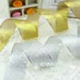 thumbnail image 4 of (25 Yardas/Rollo) Gold And Silver Ribbon Christmas Holiday Gift Box Packaging Celebración Decoraciones, 4 of 4