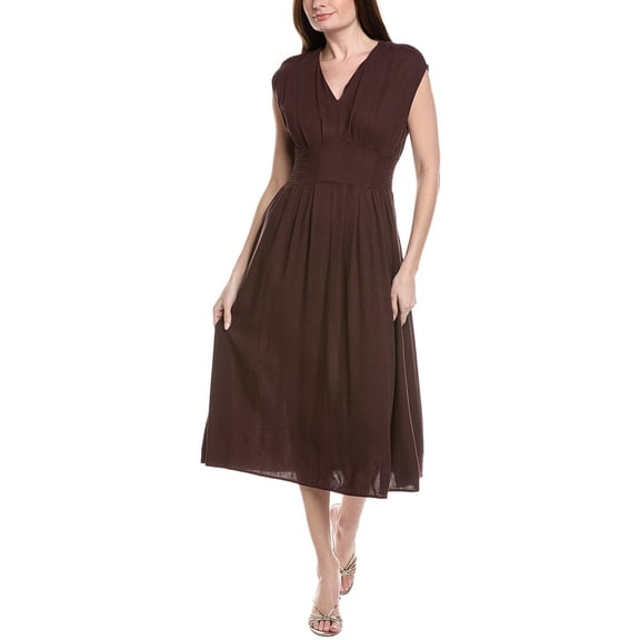 Nanette Nanette Lepore womens  Sleeveless Midi Dress, m, Brown