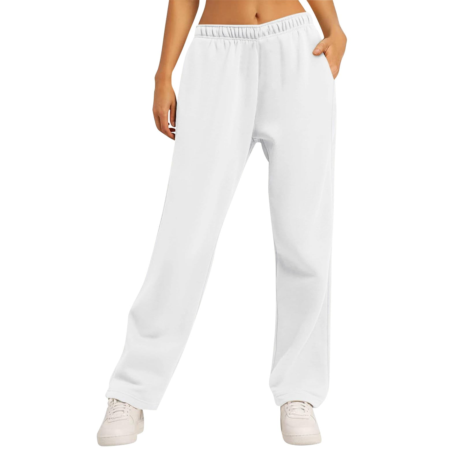 ★sale★8YARDS Ribbed Joggers | White 8seconds Slim Fit Jersey Jogger Pants White | Joggers
