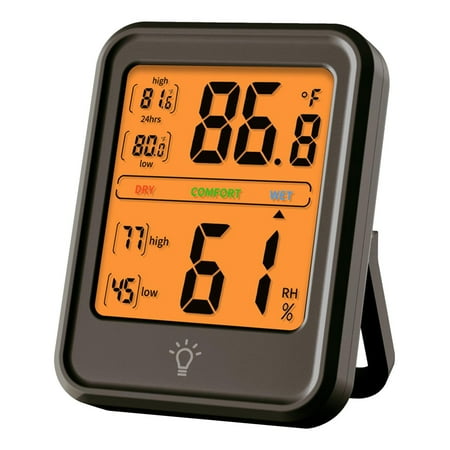 

Cterwk Digital Hygrometer Thermometer Humidity Meter with Enlarge LCD Screen Display