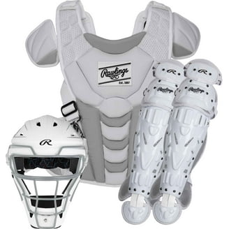 Rawlings Velo Baseball Intermediate Catcher's Box Set | Scarlet