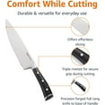 thumbnail image 2 of walmart Basics Classic 8-Inch Chef Knife with Three Rivets, 2 of 4