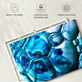 thumbnail image 6 of Elephant Stock Blue Bubbles Wall Art - Horizontal Canvas Wall Art - Living Room Wall Decor - Abstract Canvas - Teal And Blue Decor - 39" x 26", 6 of 8