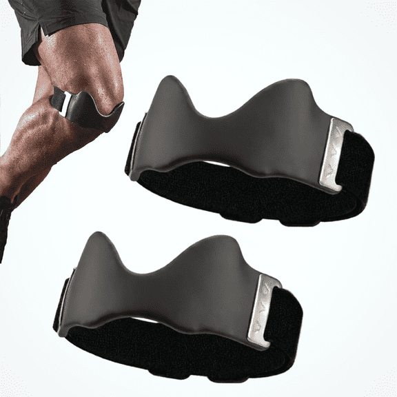 Stryde Strap 2-Pack Adjustable Patellar Tendon Support Straps with Silicone Pads, Breathable Knee Supports for Running, Cycling and Fitness