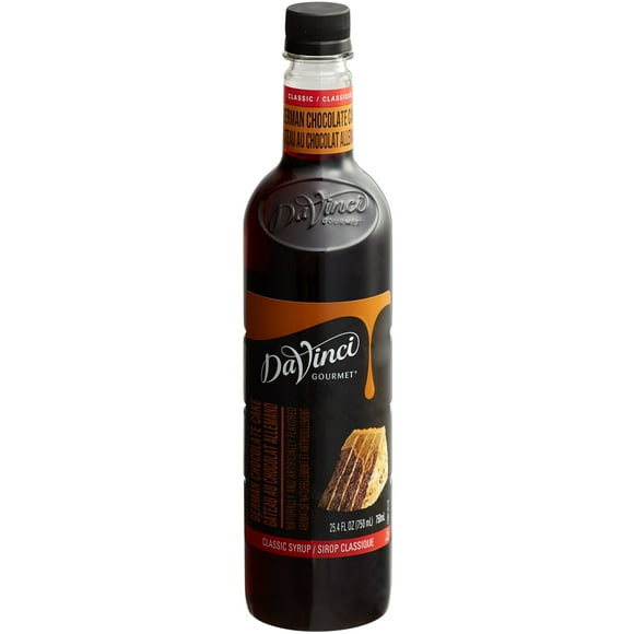 DaVinci Gourmet 750 mL Classic German Chocolate Cake Flavoring Syrup