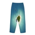 thumbnail image 3 of Lsque Paradise Island Print Women's Pajama Pants, Lounge Pant - Comfortable Home Wear,Elastic Waistband, Stylish Design-Small, 3 of 9