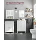 thumbnail image 5 of VASAGLE Armario de Baño, con 2 Estantes Ajustables, Gabinete con 2 Puertas, 30 x 60 x 80 cm, 30 x 60 x 80 cm, Blanco, 5 of 6