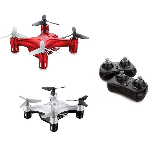Propel Atom 1.0 Micro Drone Indoor/Outdoor Quadrocopter 2Pack (Red