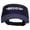Navy, variant on Mexico Banner Embroidered Pro Style Cotton Twill Washed Visor - Black OSFM