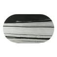 thumbnail image 4 of Moe's Home Collection Celia Oval Dining Table Panda Marble Stone Dining Tables, 4 of 7