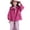 Hot Pink, variant on GiLiling Kids Rain Lightweight Waterproof Rain Coats Outerwear Hoodie with Side Pockets for Boys and Girls Jacket (Hot Pink, 18-24 Months)