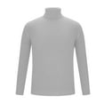 thumbnail image 3 of Jalioing Casual Sweaters for Men Ribbed Knit Long Sleeve Turtleneck Sweater Shirt Fall Winter Fashion Basic Tops, 3 of 7