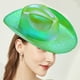 thumbnail image 4 of Sombrero grande fluorescente de estilo compuesto colorido para fiesta, sombrero de vaquero colorido para festival, sombrero de vaquero, 4 of 7