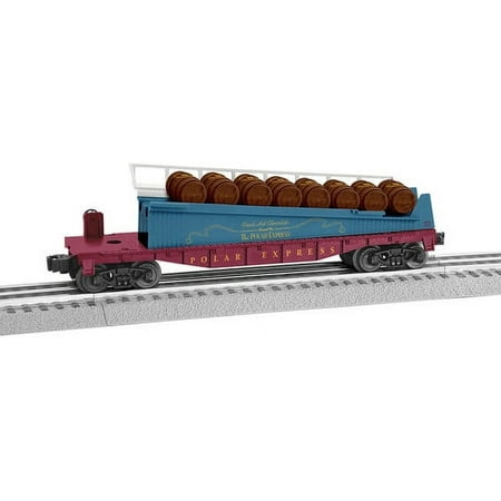 Lionel O Scale The Polar Express Barrel Ramp Car Electric Powered Model Train Rolling Stock