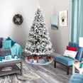thumbnail image 6 of Nearly Natural 8ft Flocked White River Mountain Pine Artificial Christmas Tree, 6 of 6