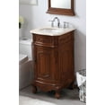 thumbnail image 6 of Elegant Lighting Vf10119 Danville 19" Free Standing Single Basin Vanity Set - Beige, 6 of 7