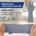 thumbnail image 3 of Rubber Kitchen Dishwashing Gloves - 4 Pairs Reusable , Flexible and Durable & Non-slip Cleaning Gloves, Great for Kitchen, Bathroom, Laundry (Pink+Green+Blue+Grey), 3 of 4