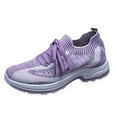 thumbnail image 5 of Fdrone Womens Walking Shoes Slip On Memory Foam Lightweight Casual Athletic Tennis Fashion Sneakers Comfortable Breathable Gym Travel Workout Tennis Shoes, 5 of 7