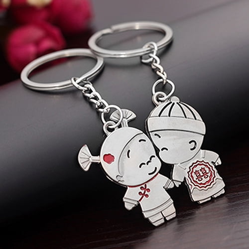 boy and girl keychain