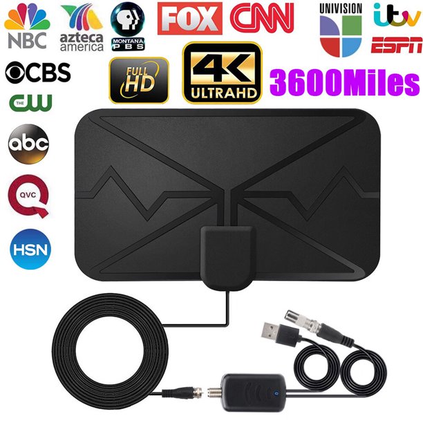 Eterstarly 4K Indoor Digital TV Antenna 3600 Mile Long Range with