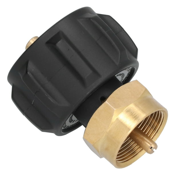 Acoplador de tanque, adaptador de recarga, acoplador de cilindro de tanque de 1/4 pulg., válvula reguladora de tanque, eficiencia maximizada