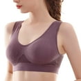 thumbnail image 2 of dianhelloya sports bras for women Sports Bra Hollow Out Thin Padded Intimacy Comfortable Breathable Solid Color Breast Support U-shaped Back Women Bras Inner Wear Garment, 2 of 8