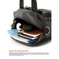 thumbnail image 4 of PULLIMORE Women Crossbody Cell Phone Bag, Small Waterproof Multi Pockets Nylon Shoulder Purse Wallet with Adjustable Strap (Gray), 4 of 11