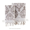 thumbnail image 5 of SKL Home Mirage Fringe Hand Towel (2-Pack), Taupe, 16" x 26", 5 of 6